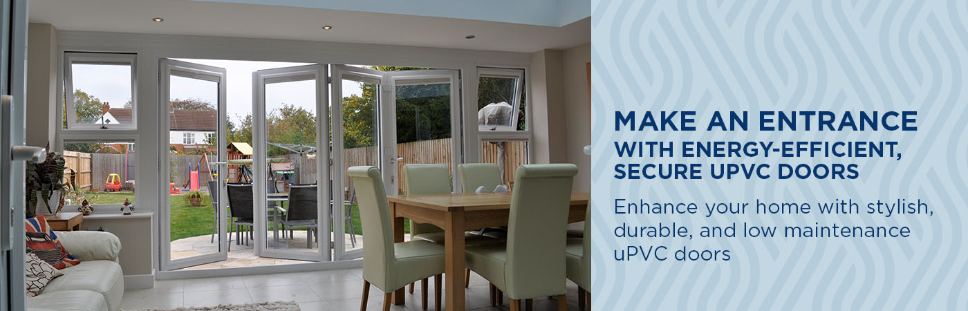 High-performance, energy-efficient, and secure uPVC doors from Abbey Windows Leicester, serving Leicester and Leicestershire