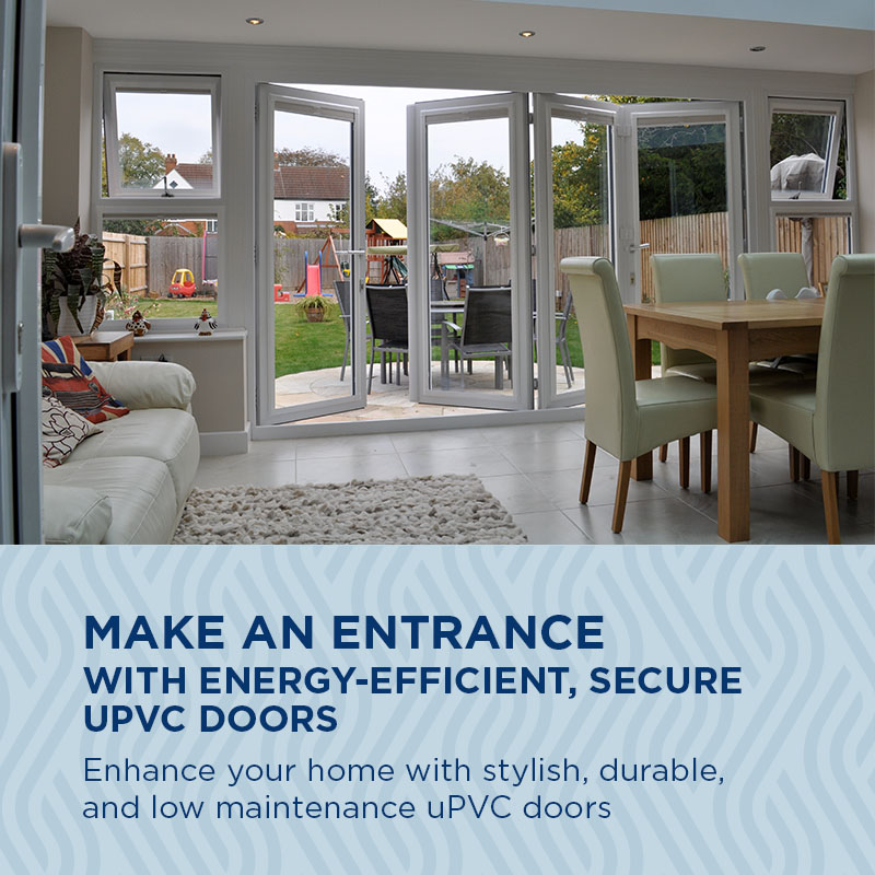 High-performance, energy-efficient, and secure uPVC doors from Abbey Windows Leicester, serving Leicester and Leicestershire,